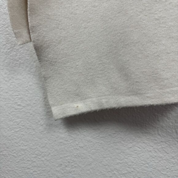 Orange Fashion Village Open Front Hooded Short Sleeve Knit Cardigan Cream Medium - Picture 15 of 16